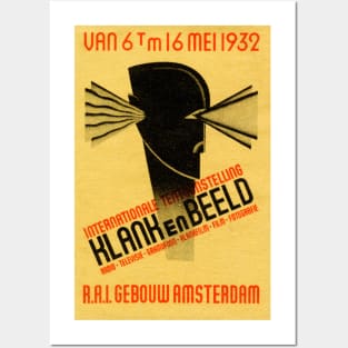 1932 Dutch Sound and Image Expo Posters and Art